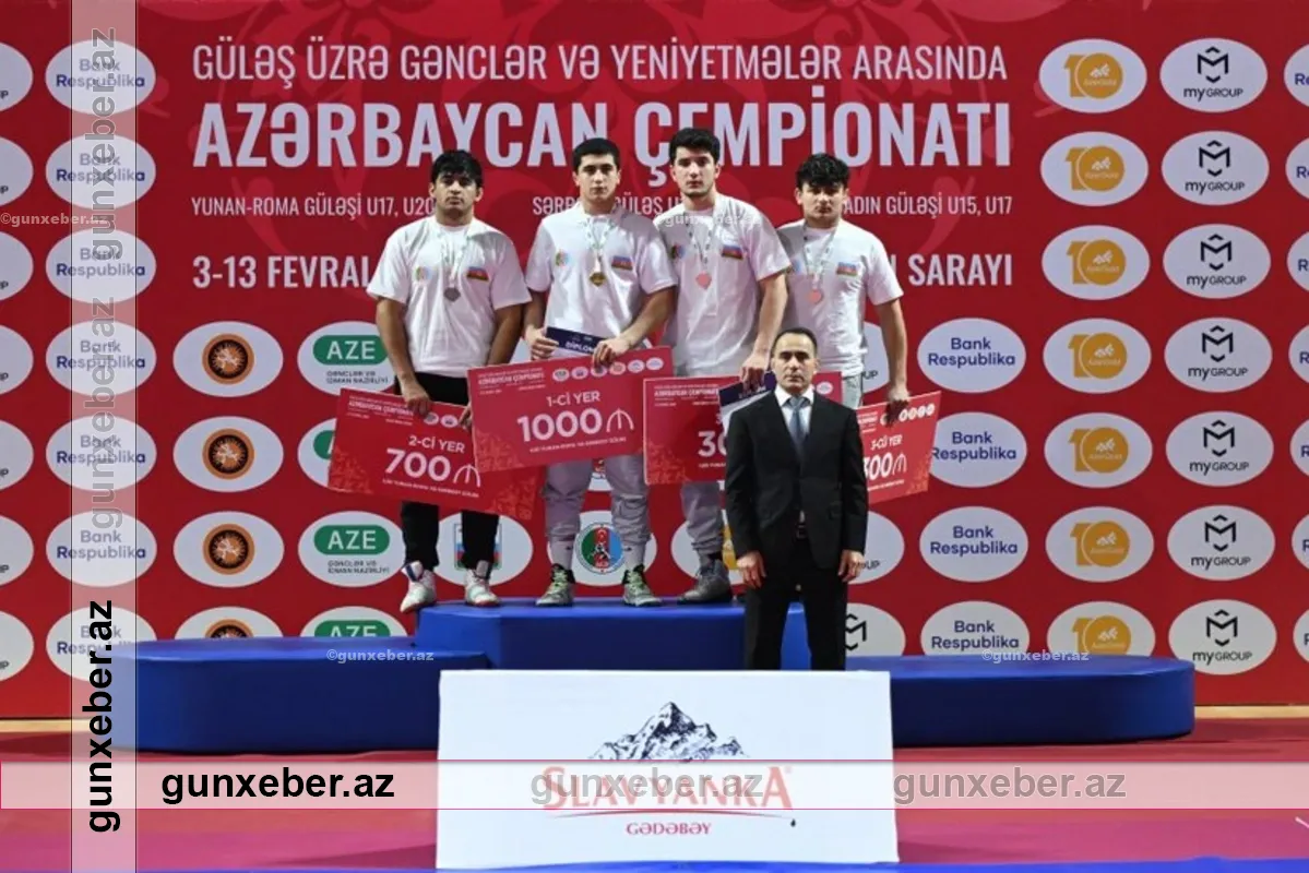 Gənclər arasında güləş üzrə Azərbaycan çempionatına yekun vurulub