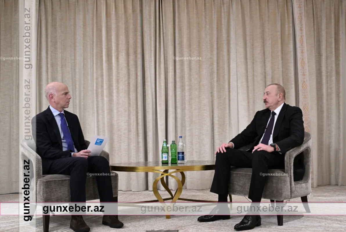 Prezident İlham Əliyev Münhendə “France 24” telekanalına müsahibə verib