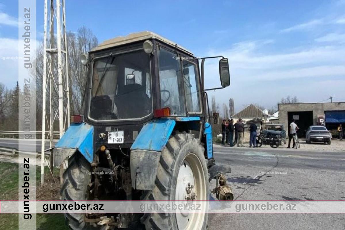 Sabirabadda baş verən qəzada sürücü ağır yaralanıb