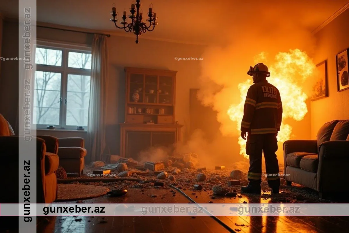 Qaz sızması partlayışa səbəb oldu: Cavabdeh şəxs məsuliyyətdən azad edildi