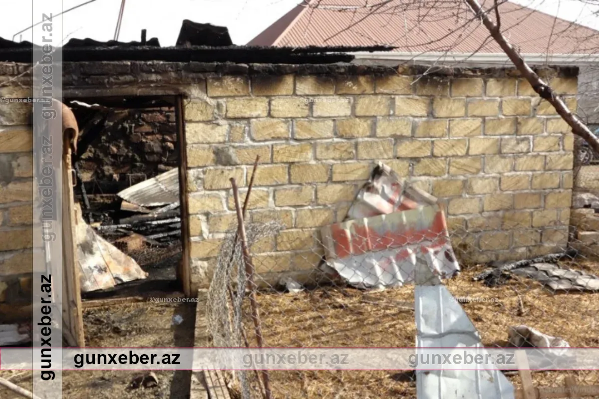 Elektrik naqilləri ailənin gəlir mənbəyini külə çevirdi: Gəncədə bədbəxt hadisə – VİDEO